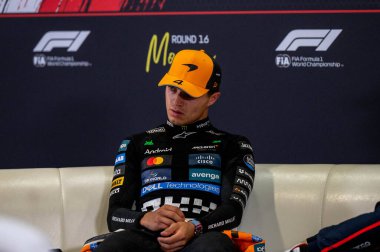 ItalianGP GP GP F1 2025, 7 Eylül 2025, Monza, İtalya - McLaren Formula 1 Norris sürücüsü