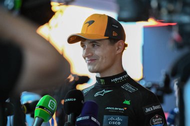 ItalianGP GP GP F1 2025, 7 Eylül 2025, Monza, İtalya - McLaren Formula 1 Norris sürücüsü