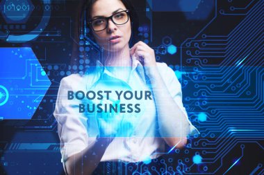 İş, teknoloji, Internet ve networ kavramı