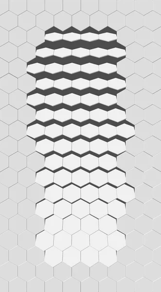 Eps10 六边形矢量纹理 六角形网格重复模式 几何图案单色结构 图形六边形重复背景插图 — 图库矢量图片
