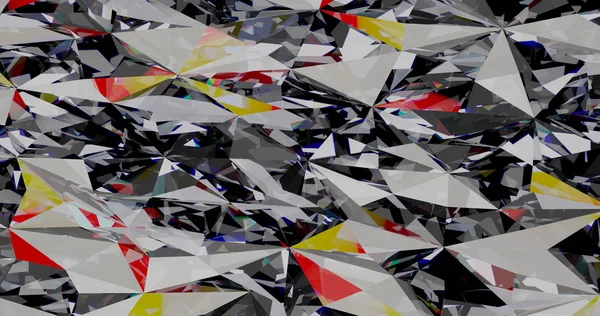 3D рендеринг. Абстрактный фон красочных треугольников или многоугольников. Графическая иллюстрация для Вашего бизнеса . — стоковое фото