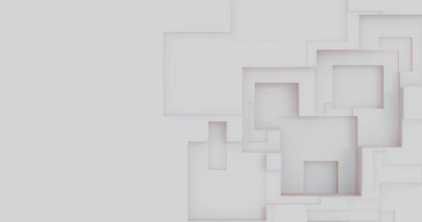 Rendement Contexte Abstrait Cubes Géométriques Modernes Dans Occlusion Ambiante Dans — Photo