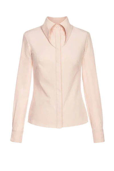 Beyaz arka planda izole kadın bluzu.