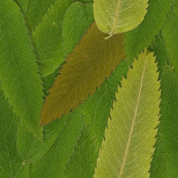 Wzór Liści Drzewa Ashberry — Zdjęcie stockowe