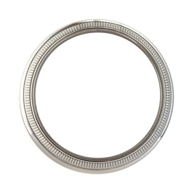 Metal Gümüş yuvarlak çerçeve resimleri, ayna veya fotoğraflar için