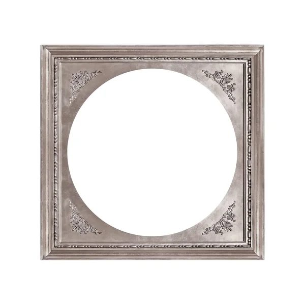 Silver Frame Paintings Mirrors Photo — Stock Photo, Image