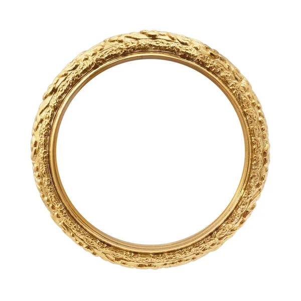 Metal altın yuvarlak çerçeve resimleri, ayna veya fotoğraflar için