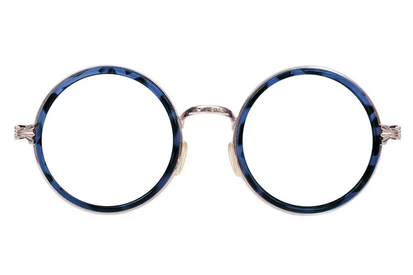 Óculos Isolados Sobre Fundo Branco Para Aplicação Retrato — Fotografia de Stock