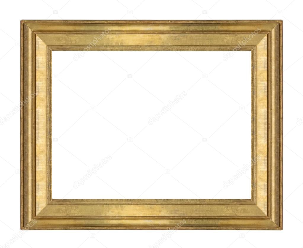 Golden frame for paintings, mirrors or photo