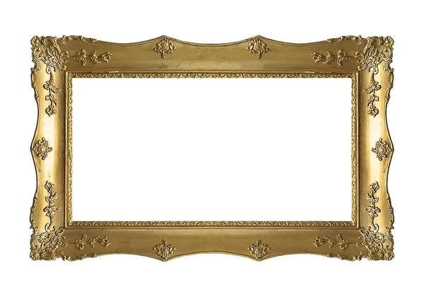 Goldener Rahmen Für Gemälde Spiegel Oder Foto — Stockfoto