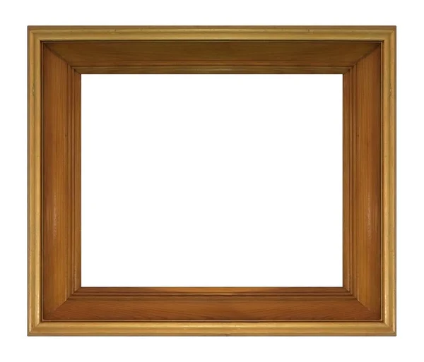 Dřevěný Rám Obrazy Zrcadla Nebo Fotografii — Stock fotografie