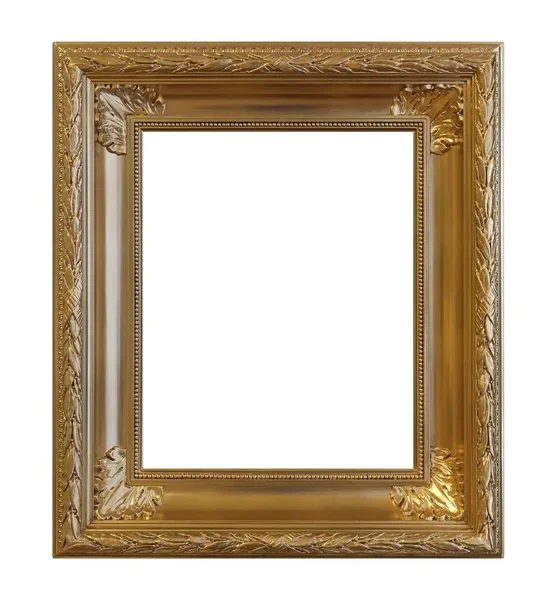 Altın Çerçeve Resimleri Ayna Veya Fotoğraf Için — Stok fotoğraf