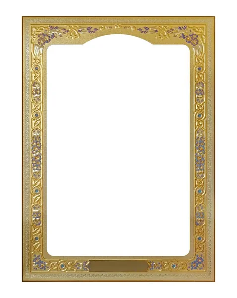 Golden Frame Paintings Mirrors Photo — Stock Photo, Image