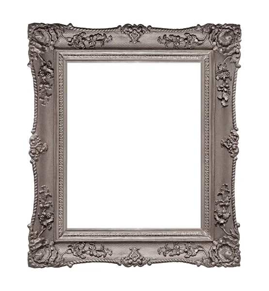 Silberrahmen Für Gemälde Spiegel Oder Foto — Stockfoto