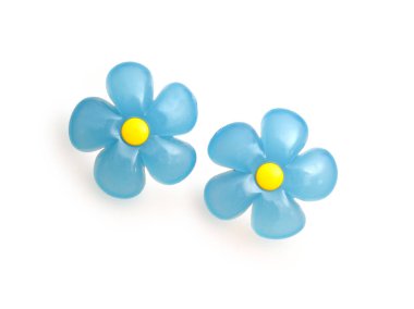 Beyaz arka plan üzerinde izole unutma şeklinde plastik dekoratif öğe