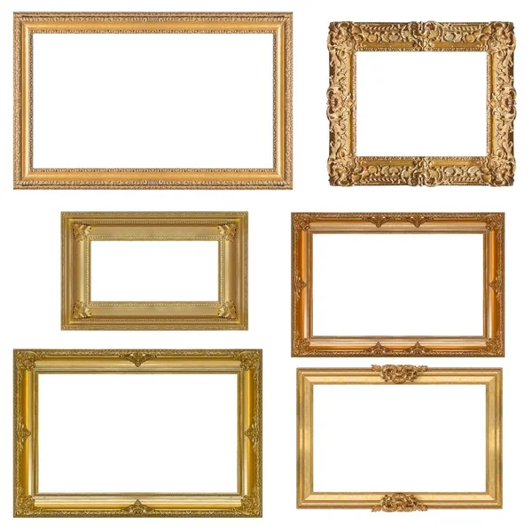 用于绘画 镜子或照片的木制框架集 — 图库照片