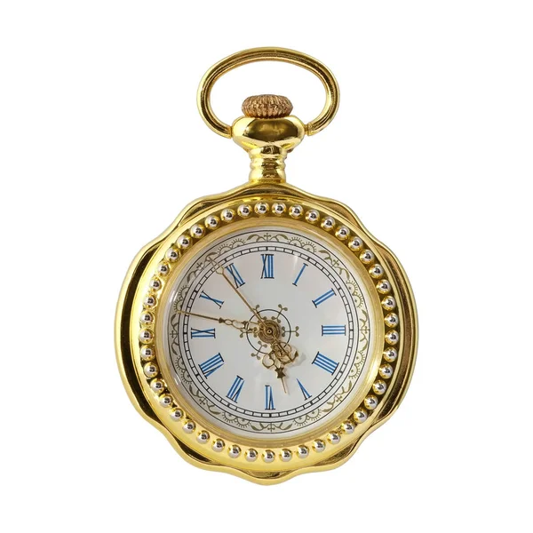 Zakhorloge Geïsoleerd Witte Achtergrond — Stockfoto