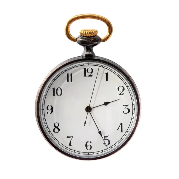 Pocket Watch Isolated White Background Stock Picture