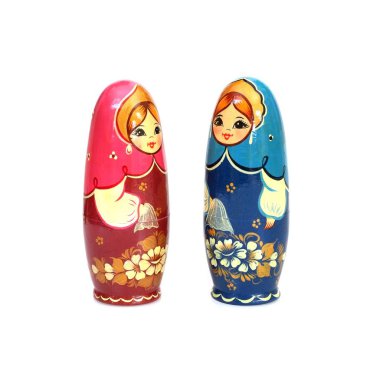 Geleneksel Rus ahşap oyuncak 