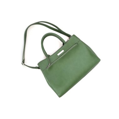 Beyaz arka plan üzerinde izole şık bayan çanta