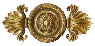Siyah arka plan üzerine izole çerçeve içinde Altın dekoratif çelenk