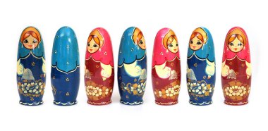 Geleneksel Rus ahşap oyuncak 