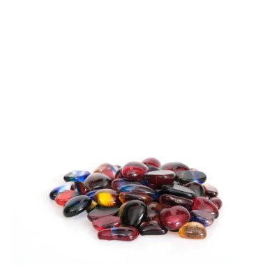 Posterler / pankartlar yaratmak için beyaz arkaplanda izole edilmiş parlak renkli elementler