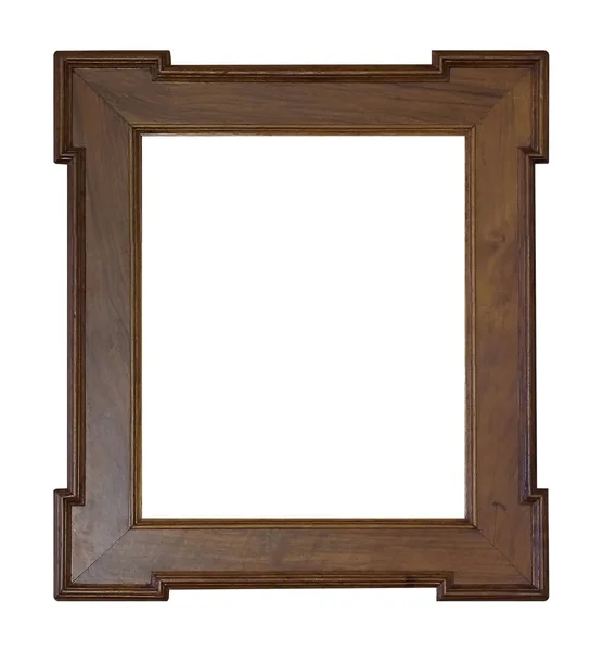 Träram För Målningar Speglar Eller Foto Isolerad Vit Bakgrund — Stockfoto