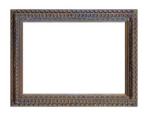 Träram För Målningar Speglar Eller Foto Isolerad Vit Bakgrund — Stockfoto