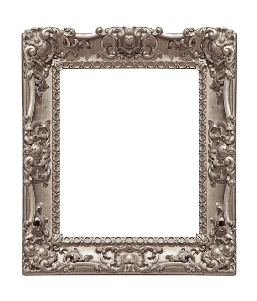 Beyaz Arka Planda Izole Edilmiş Resimler Aynalar Fotoğraf Için Gümüş — Stok fotoğraf