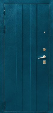 Giriş metali kapı modeli beyaz arkaplanda izole edildi