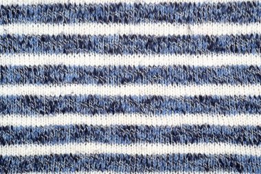 Örgü mavi ve beyaz yün ekosenin izole edilmiş bir parçası (arkaplan)