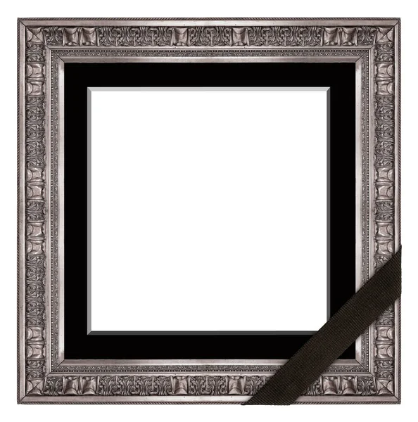 Resimler Aynalar Beyaz Arka Planda Izole Edilmiş Fotoğraf Için Siyah — Stok fotoğraf