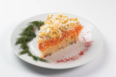 Mayonezli haşlanmış sebze salatası.