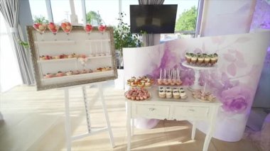 Beyaz şeker çubuğu düğün, şeker büfe