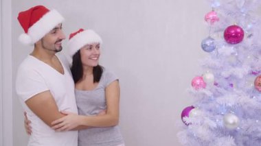 Noel ağacı ve yeni yıl konsepti.