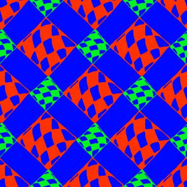 Soyut geometrik renkli Dikişsiz desen arka plan için. Duvar kağıdı, desen dolgularını, web sayfası arka planı, yüzey dokuları için dekoratif zemin-ebilmek var olmak kullanılmış.