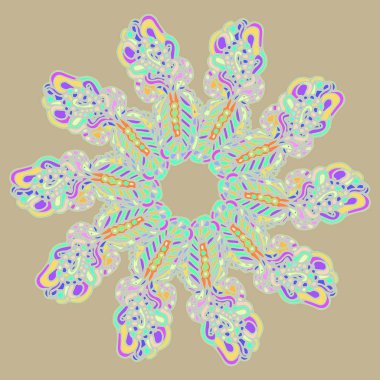 Stil zentangle yeni simetrik mandala doodle ile sanat esin kaynağı oldu. Duvar kağıdı, desen dolgularını, web sayfaları, yüzey dokuları için dekoratif nesne-ebilmek var olmak kullanılmış.