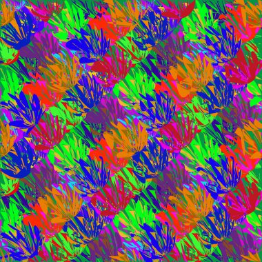 Arka plan, vektör çizim için soyut renkli seamless modeli