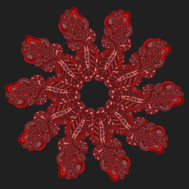 Stil zentangle yeni simetrik mandala doodle ile sanat esin kaynağı oldu. Duvar kağıdı, desen dolgularını, web sayfaları, yüzey dokuları için dekoratif nesne-ebilmek var olmak kullanılmış.