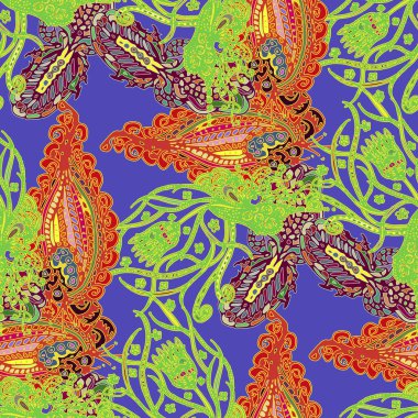 Çizgi film handdrawn el yapımı ve dikiş karalamalar seamless modeli. 