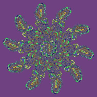 Stil zentangle yeni simetrik mandala doodle ile sanat esin kaynağı oldu. Duvar kağıdı, desen dolgularını, web sayfaları, yüzey dokuları için dekoratif nesne-ebilmek var olmak kullanılmış.