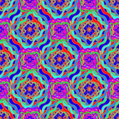 Memphis modern şık doku. Zemin için fütüristik Soyut doku. Geometrik sorunsuz süsleme. Yinelenen Dekorasyon yazdırma. Dikişsiz ilkel geometrik desen. Trendy hipster seamless modeli.