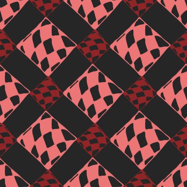 Soyut geometrik renkli Dikişsiz desen arka plan için. Duvar kağıdı, desen dolgularını, web sayfası arka planı, yüzey dokuları için dekoratif zemin-ebilmek var olmak kullanılmış.