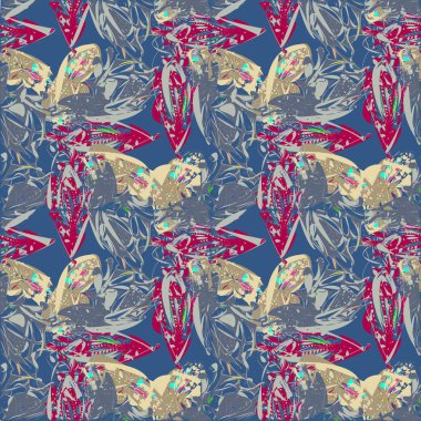 Arka plan, vektör çizim için soyut renkli seamless modeli