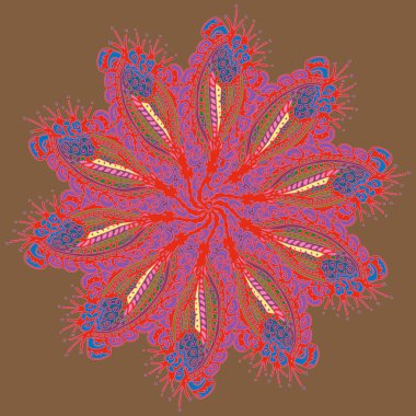 Stil zentangle yeni simetrik mandala doodle ile sanat esin kaynağı oldu. Duvar kağıdı, desen dolgularını, web sayfaları, yüzey dokuları için dekoratif nesne-ebilmek var olmak kullanılmış.