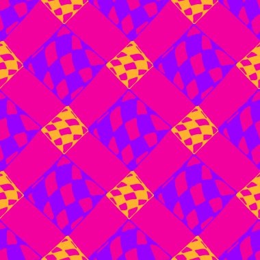 Soyut geometrik renkli Dikişsiz desen arka plan için. Duvar kağıdı, desen dolgularını, web sayfası arka planı, yüzey dokuları için dekoratif zemin-ebilmek var olmak kullanılmış.