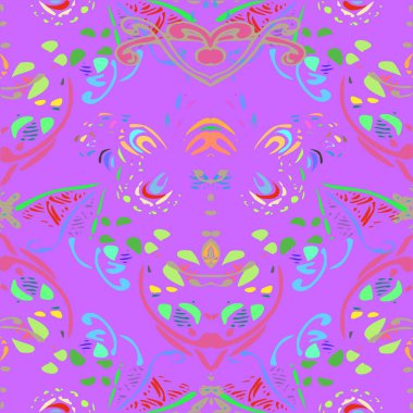 Soyut zarif Dikişsiz desen tasarım çalışmaları için. Vektör çizim 