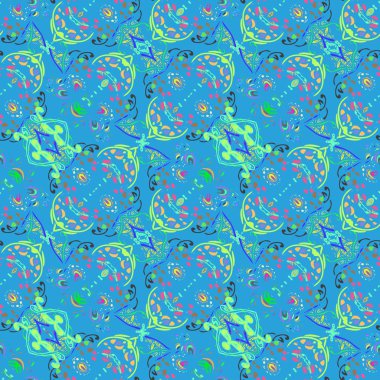 Soyut zarif Dikişsiz desen tasarım çalışmaları için.