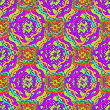 Memphis modern şık doku. Zemin için fütüristik Soyut doku. Geometrik sorunsuz süsleme. Yinelenen Dekorasyon yazdırma. Dikişsiz ilkel geometrik desen. Trendy hipster seamless modeli.